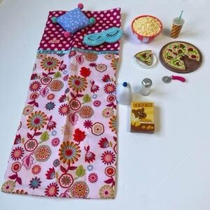 OUR GENERATION girl 18” doll sleepover set fits American girl dolls